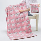 Reversible Animal Print Cotton Towel