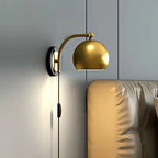 AntiqueAura – Classic Vintage Wall Lamp with Plug for Elegant Spaces