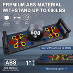 Portable Foldable Push Up Board for Full Body Home Workouts