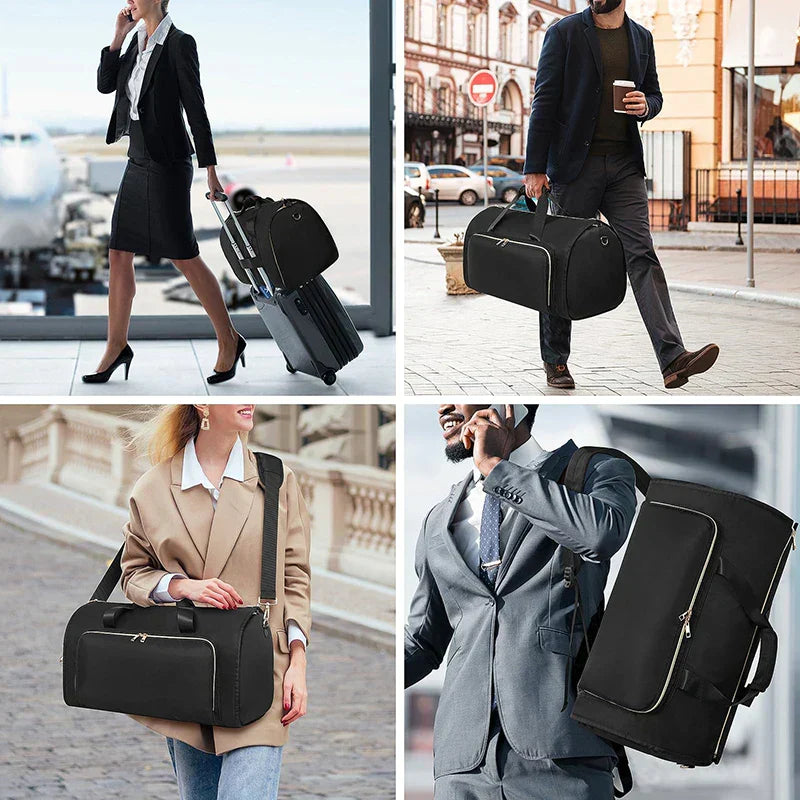 Glissaro TravelPro | 3-in-1 Travel Bag | Garment Bag & Backpack | 53 L