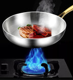 ChefSteel – Professional Stainless Steel Frying Pan for Gas & Induction
