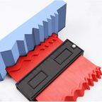 Precision Contour Gauge Ruler for Woodworking, Tiling, and Construction