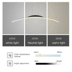 Modern E14 LED Pendant Lamp with 10–15 m² Lighting Range