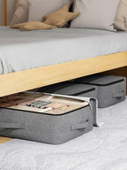 Large capacity & viewing window for bed linen