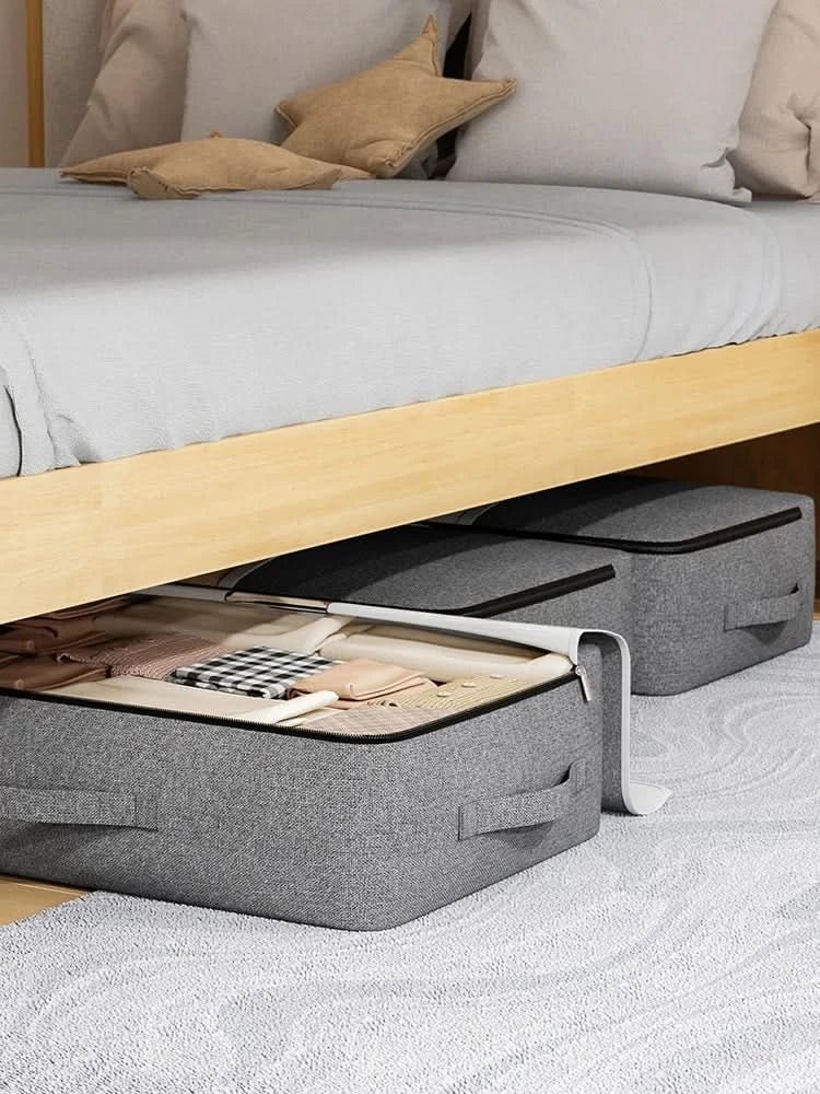 Large capacity & viewing window for bed linen