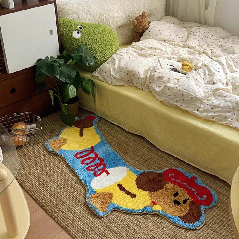 Accordion Dachshund Long Rug