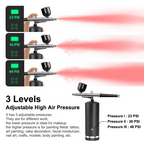 High-Pressure Portable Nano Airbrush - Electric Oxygen Spray Gun for Beauty, Art & Crafts