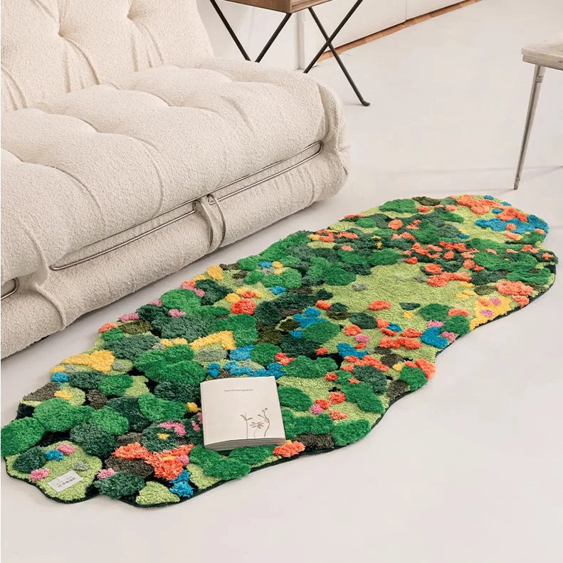 Moss Tufting Bathroom Mat