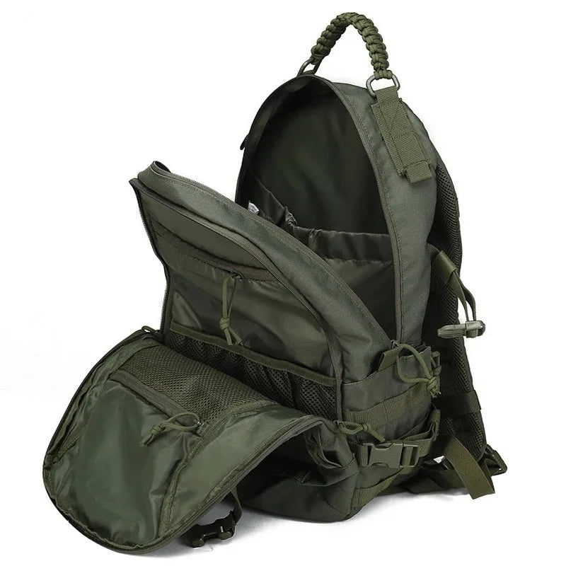 TrekNexus 35 L Hiking Backpack Men | Tactical Trekking Backpack 48 × 33 × 22 cm | Outdoor Camping, Fishing, Hunting & Sports with MOLLE System