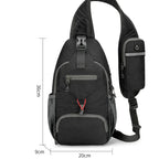 SecurePack | Anti-Theft Waterproof Multi-Pocket Shoulder Backpack – Lightweight Crossbody Travel Bag