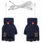 USB rechargeable warm wave heated gloves
