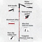 Foldable trekking poles for hiking & outdoor adventures