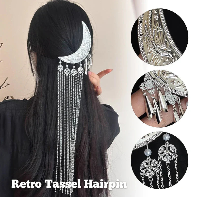 Mystical Moon Shape Hair Clip