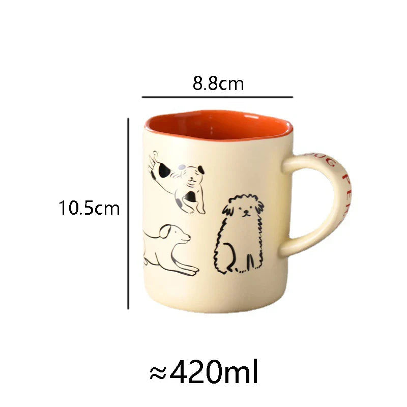 Are you a cat or a dog person coffee mug