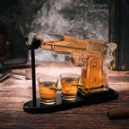 Gun Shape Bullet Glass Decanter Set