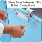 ClipBin Waste Holder | Stainless Steel Clip for Garbage Bags | No Drilling | For Kitchen & Bathroom