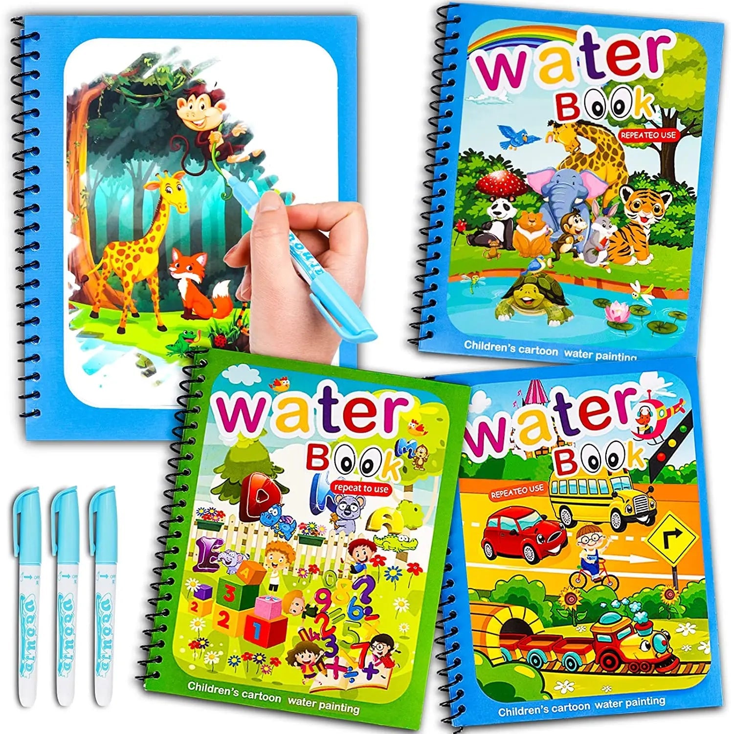 Magical Water Coloring Book for Kids