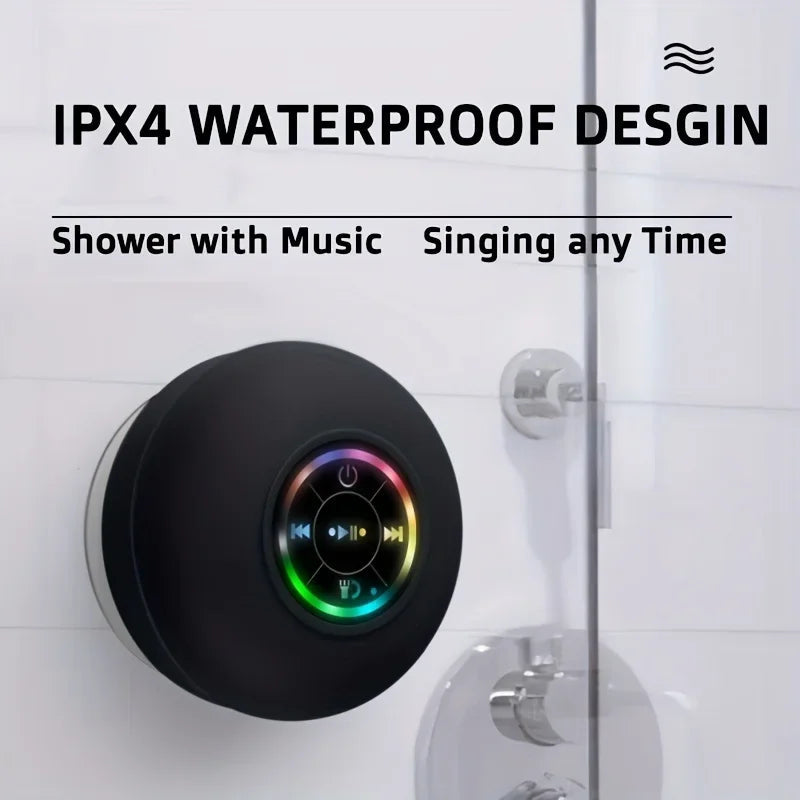 Soundplash Shower Speaker | Waterproof & Wireless | With Suction Cup & Bluetooth 5.0