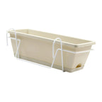 Plantivo Railing Planter Box | With Hooks & Drain Tray | 8L Capacity | Weatherproof