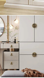 Bronvella ArcRetro Furniture Handle in Antique Copper