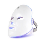 LED Facial Mask with Neck Support for Skin Firming and Anti Aging Light Therapy
