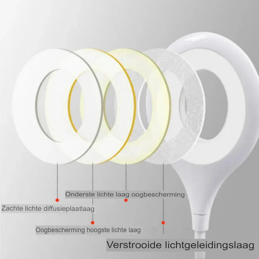 Compact and Rechargeable Night Light – Flexible LED Light for Desk and Nightstand
