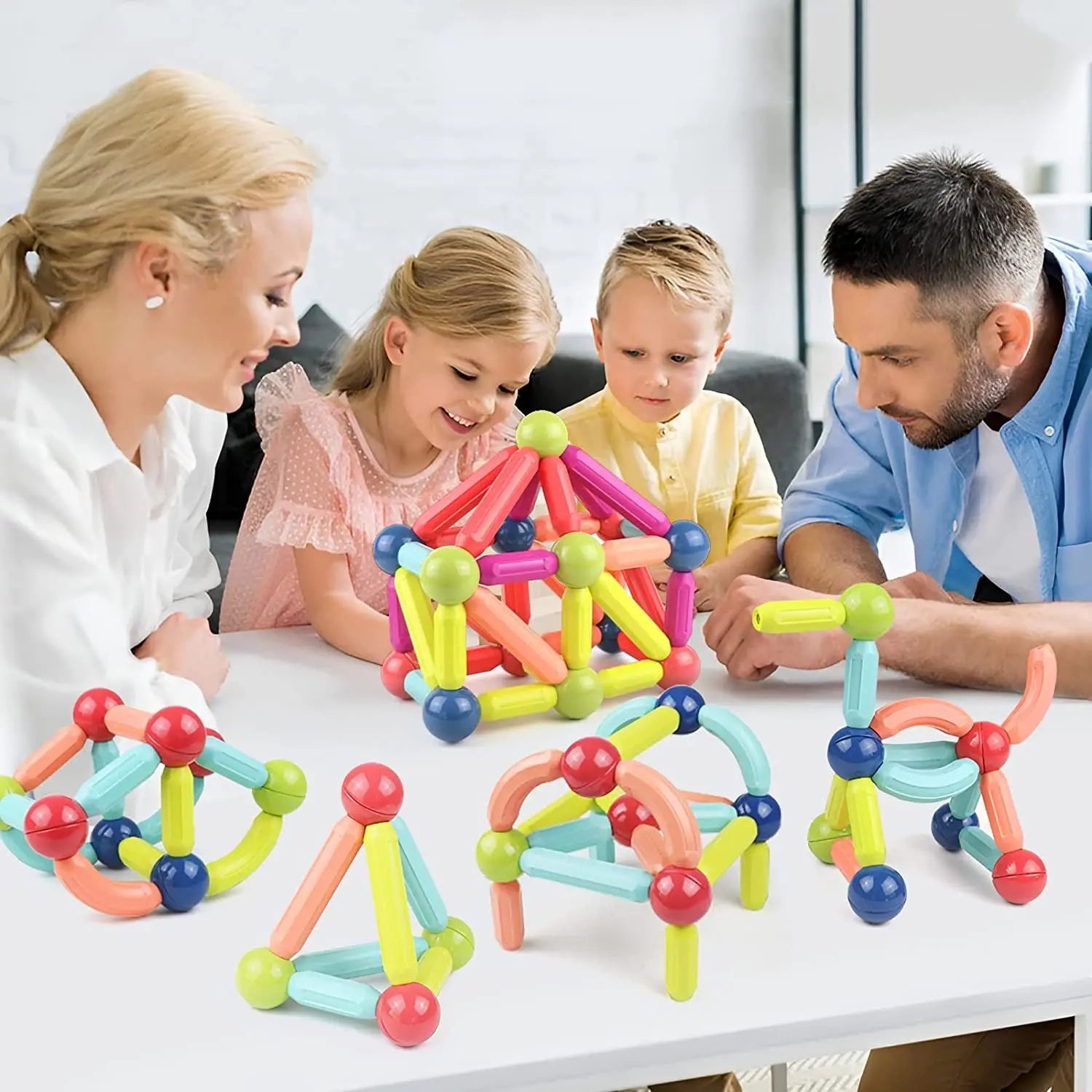 Magneo Blocks - Creative Magnetic Construction Set for Children