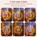 LED Christmas Ring Light LumiRing | USB-powered | 8 Light Modes | Warm White & Colorful | Decoration for Christmas & Celebrations