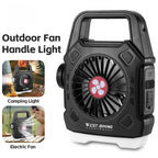Multifunctional Adventure Cooling Fan Light