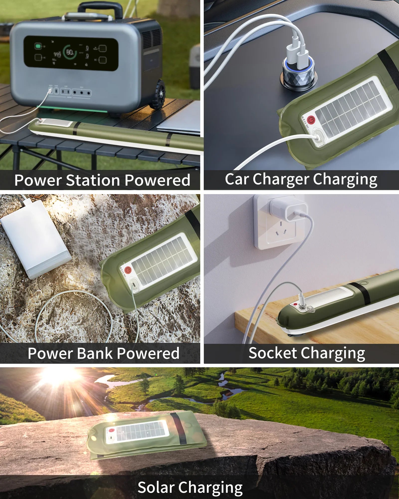 Inflatable Solar LED Camping Light