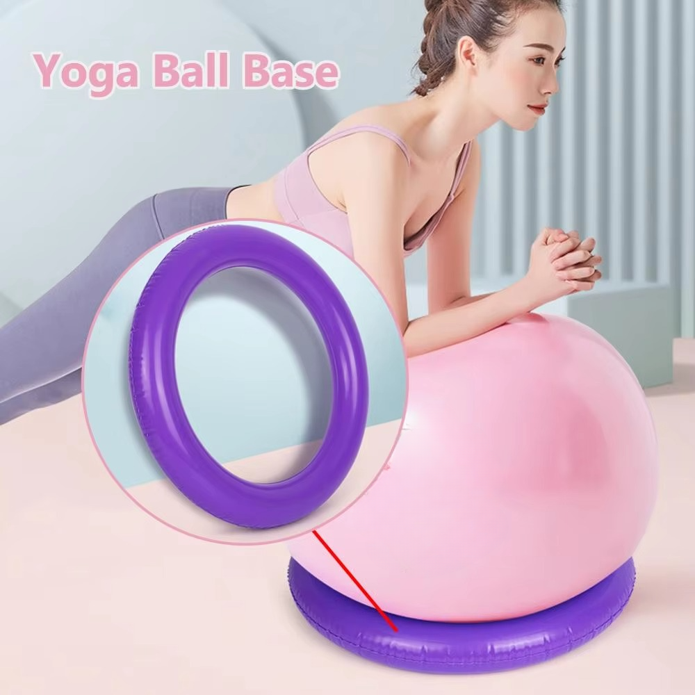 Non Slip PVC Yoga Ball Base for Stability and Balance Training