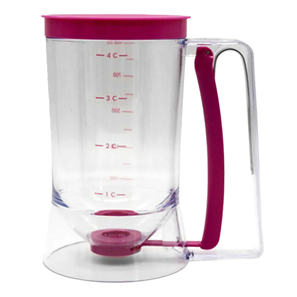 Effortlessly pour batter for cupcakes and pancakes!