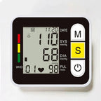 PulseTrack Digital Wrist Blood Pressure Monitor with LCD Display