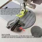 Premium Sewing Machine Hemmer Foot Set,.11 in to.39 in