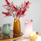 Globe Glass Chubby Vase