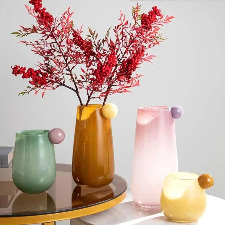 Globe Glass Chubby Vase
