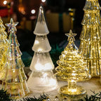 Christmas Time LED Frosted Glass Tree Lamp