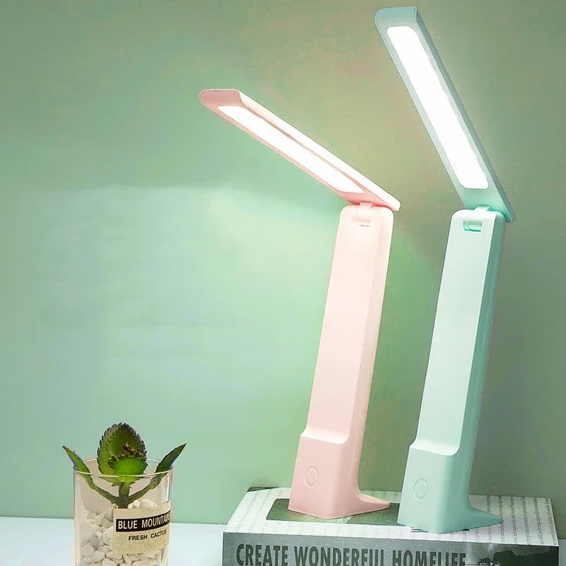 Lumora LED Table Lamp | Dimmable & Touch Control | 3 Light Colors | Battery 20h | White/Pink/Blue