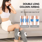 Wireless Rechargeable Electric Leg Massager with Air Compression for Calf Relaxation and Muscle Recovery