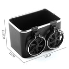 Car Armrest Storage Organizer with Cup Holder