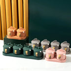 Elegant spice box order and style in the kitchen