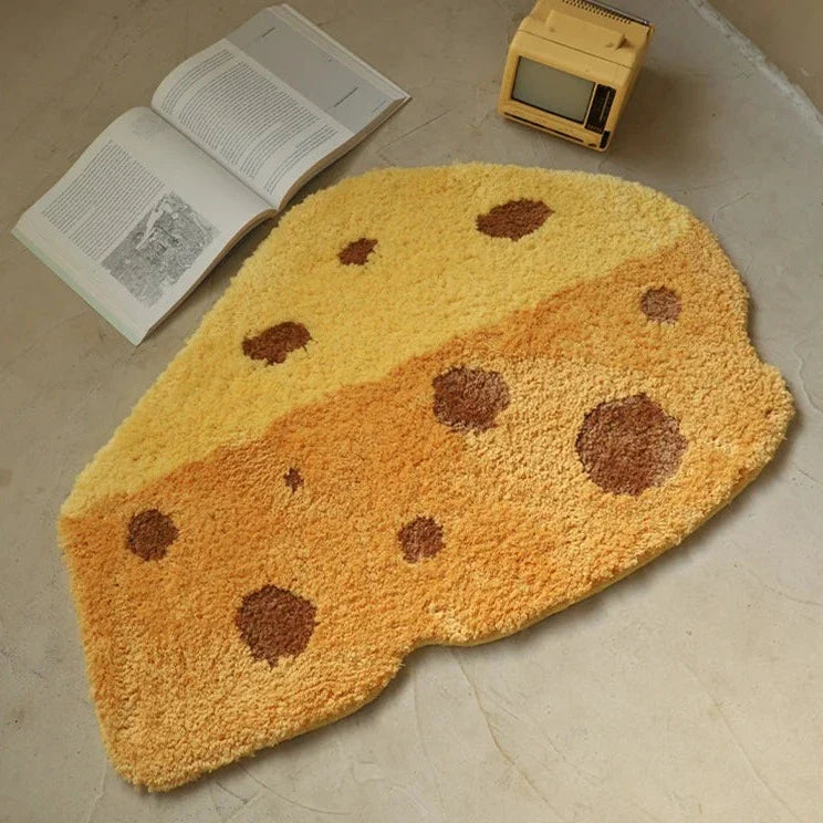 Cartoon Cheese Rug