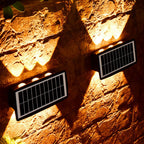 Solar LED outdoor wall light with up & down effect – Modern wall lighting for garden and terrace