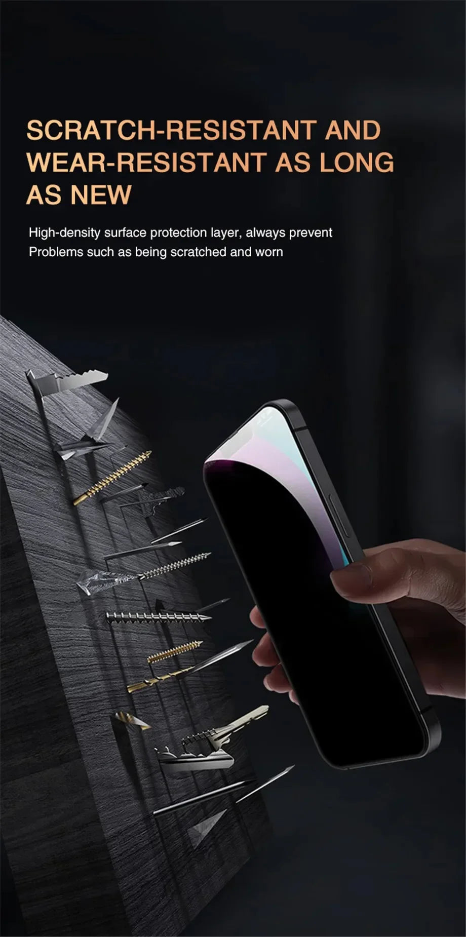 Privacy Screen Protector Anti Scratch Shield