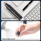 Men's Rechargeable USB Ear and Nose Hair Trimmer, Painless Facial and Eyebrow Groomer
