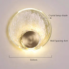 CrystalLuxe - Elegant LED Crystal Wall Lamp