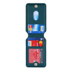 Foldable Magnetic Leather Kickstand Wallet
