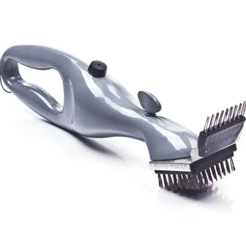 GrillMaster BBQ Cleaning Brush | Effective Steam Cleaning | With Scraper & Rust Protection