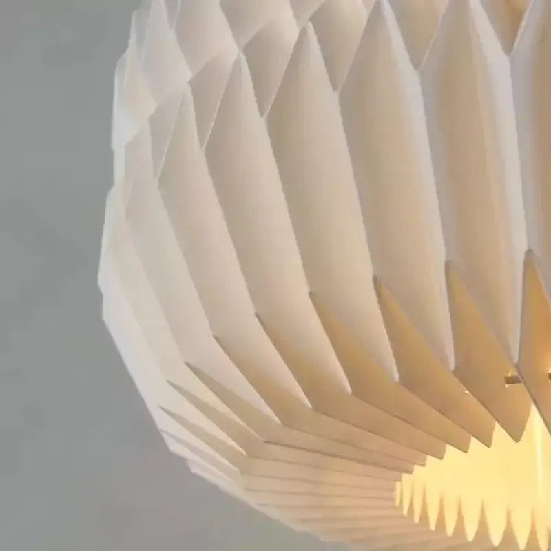 Elegant origami-inspired paper lantern