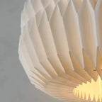 Elegant origami-inspired paper lantern